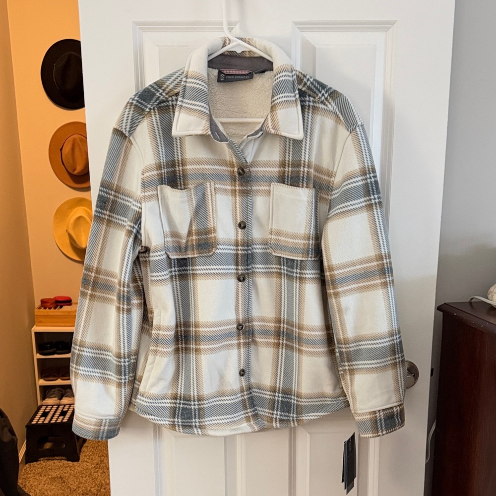 Free Country Plaid Jacket | Size Medium